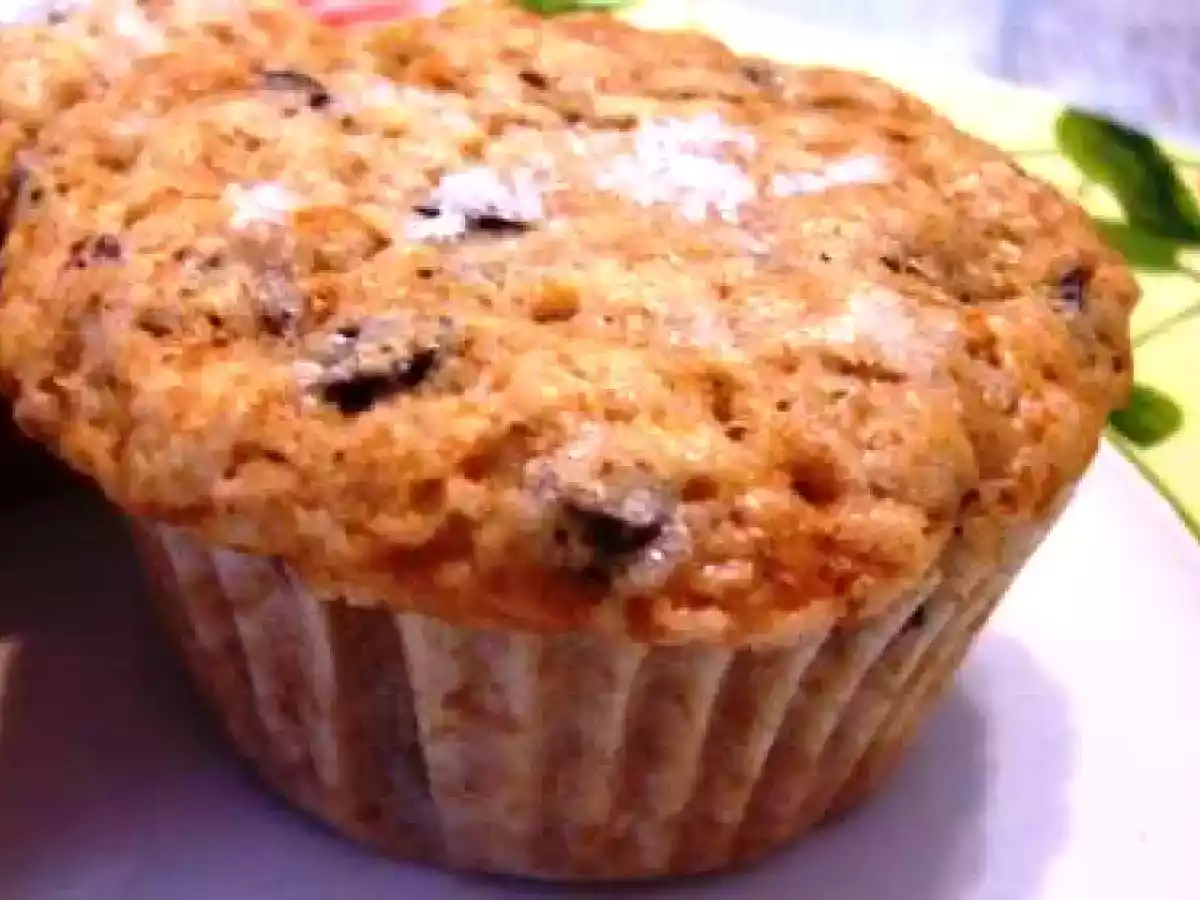 Muffins de Arándanos y Pepitas de Chocolate