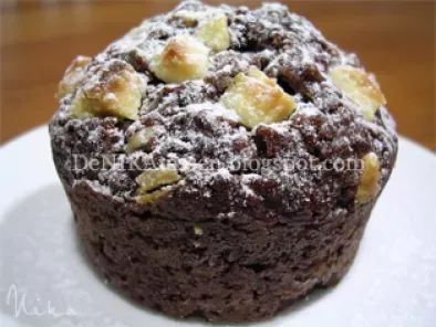 Muffins de avena y chocolate