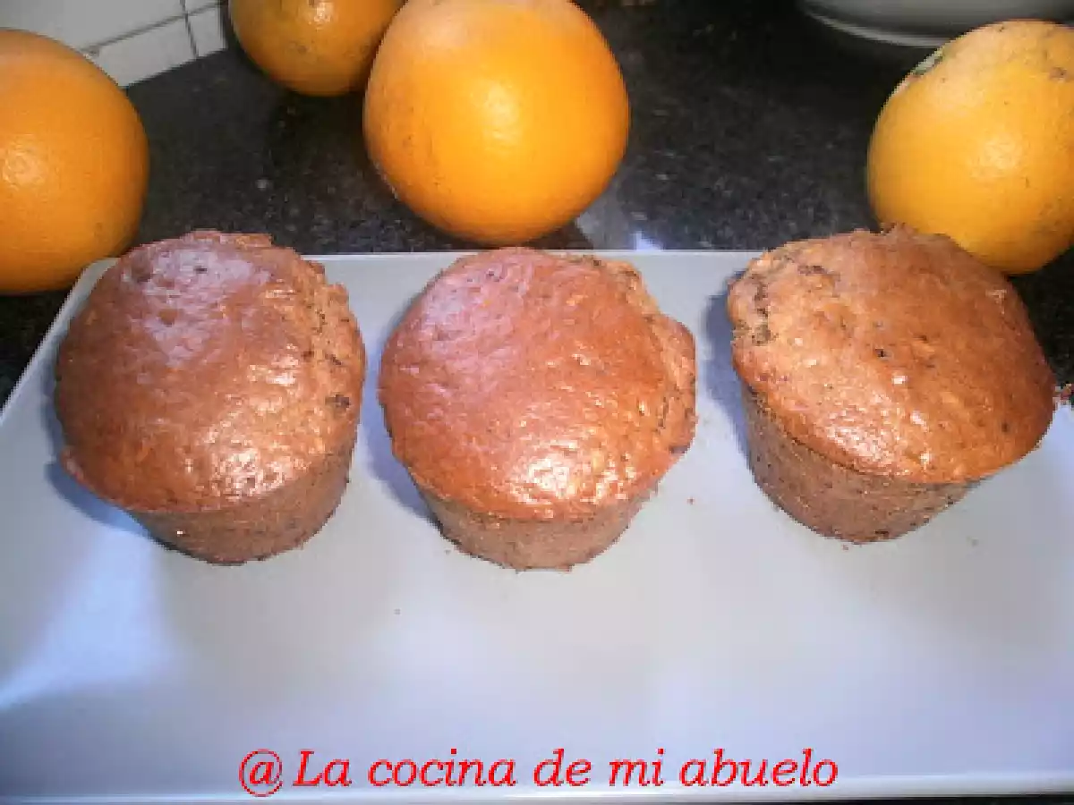 Muffins de café y semillas de lino