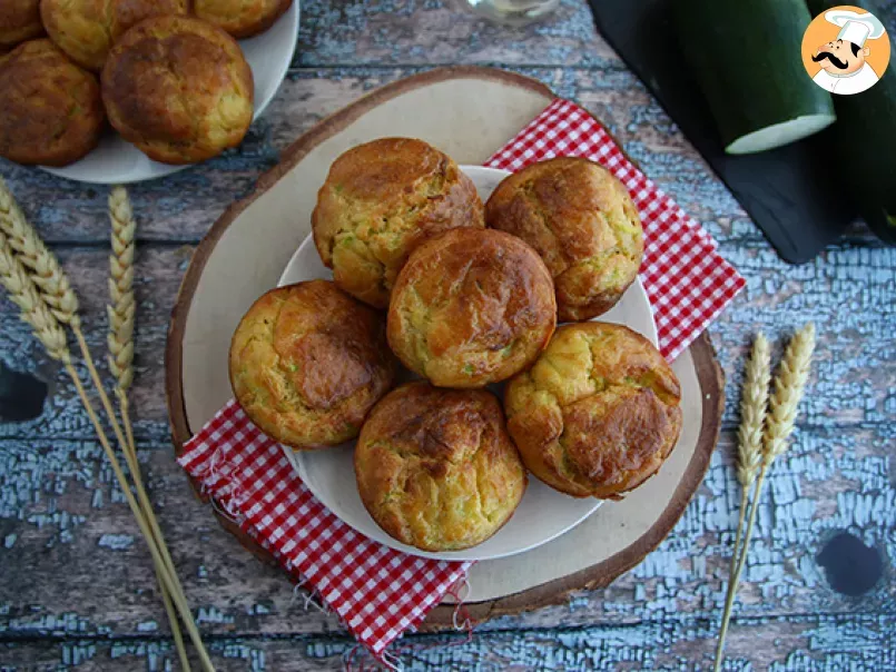 Muffins de calabacín y queso de cabra - foto 2