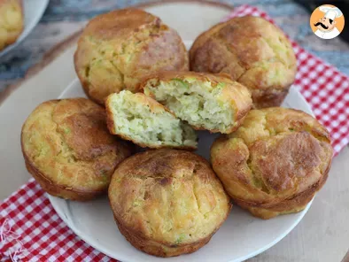 Muffins de calabacín y queso de cabra - foto 4