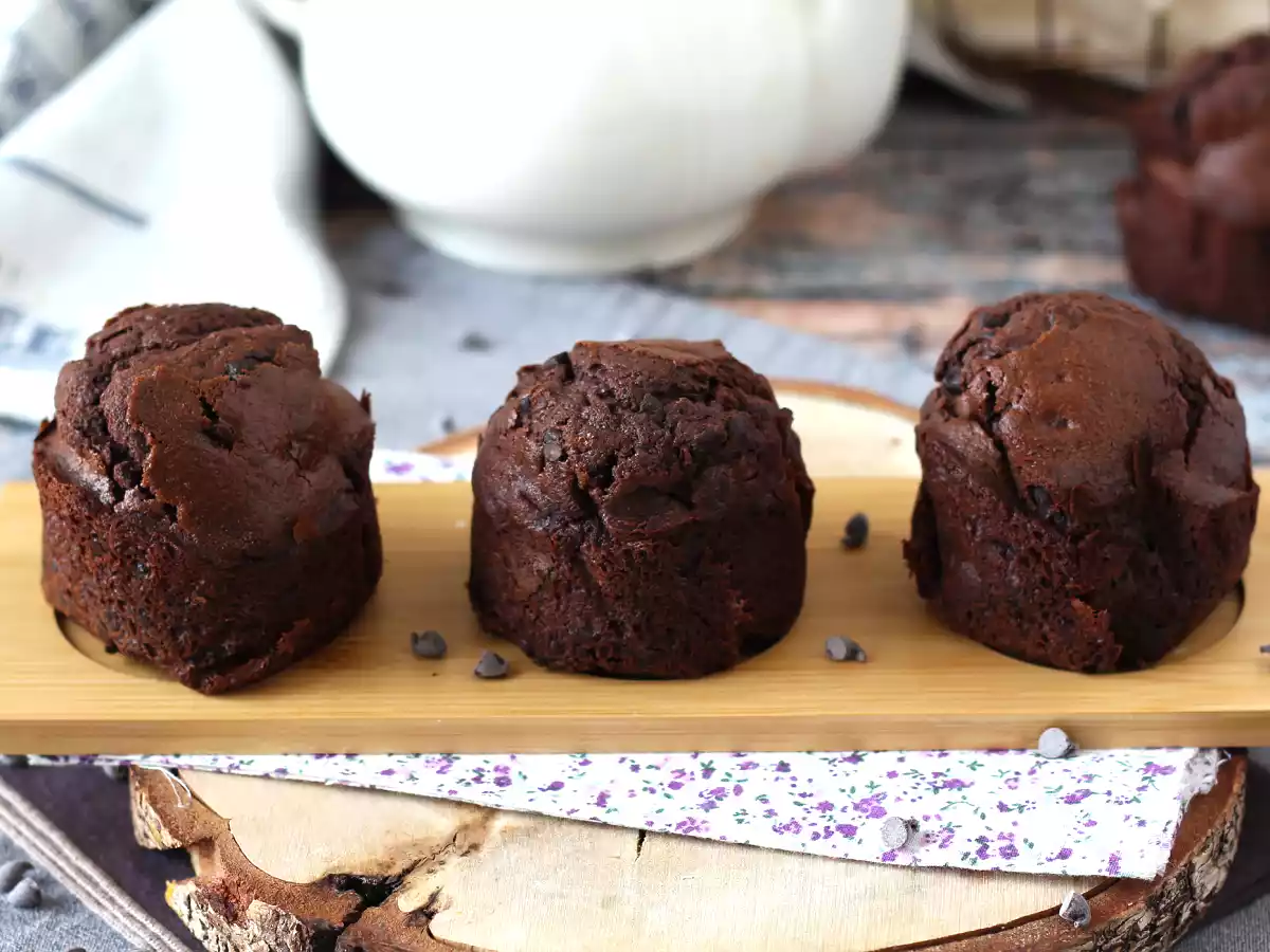 Muffins de chocolate: la mezcla perfecta de suavidad y sabor