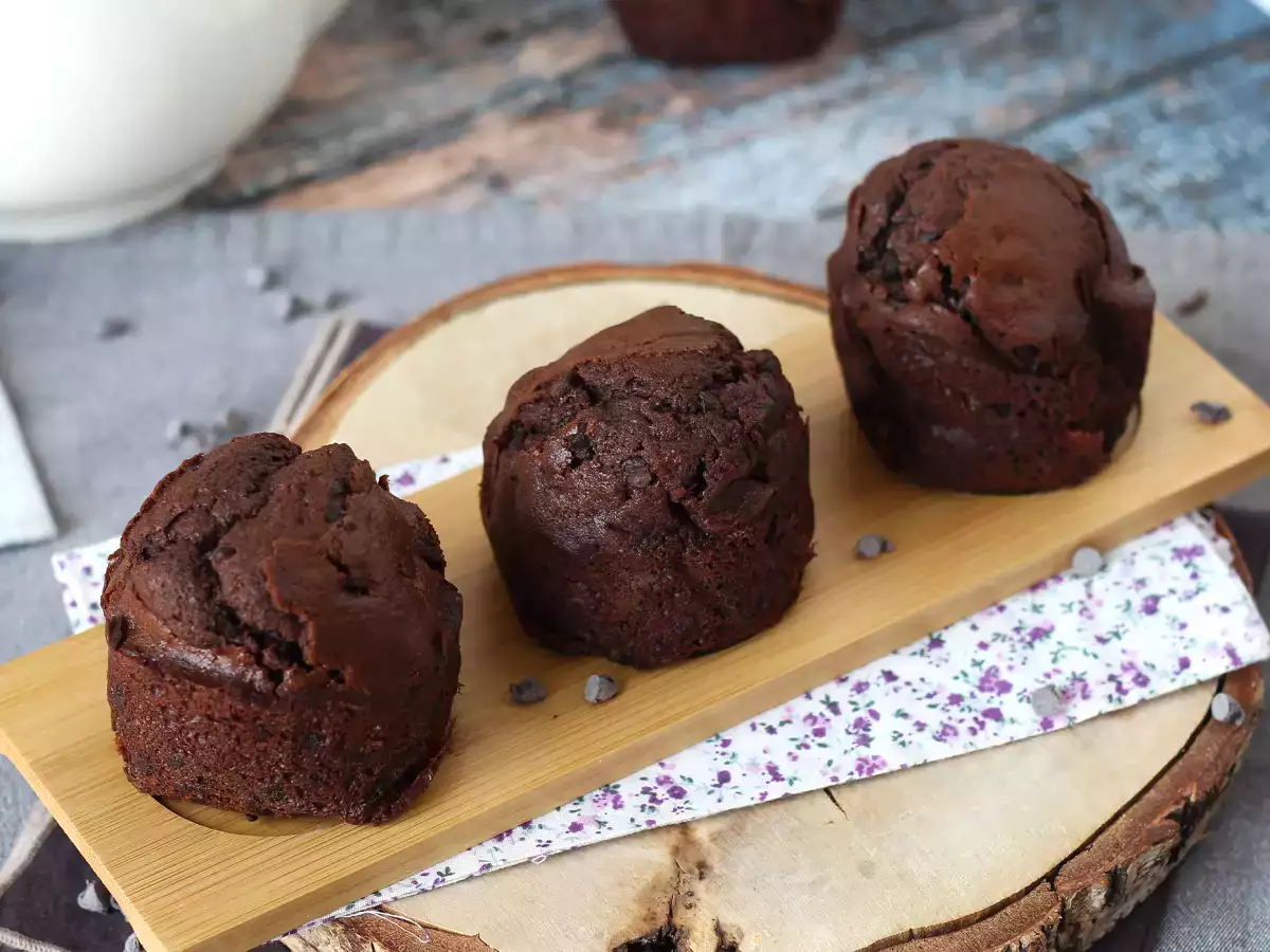 Muffins de chocolate: la mezcla perfecta de suavidad y sabor - foto 7