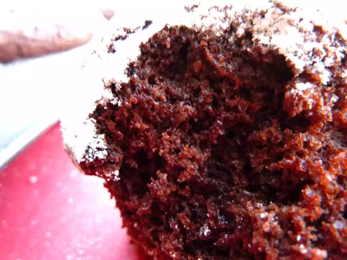 Muffins de chocolate y cerezas - foto 4