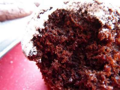 Muffins de chocolate y cerezas, foto 4