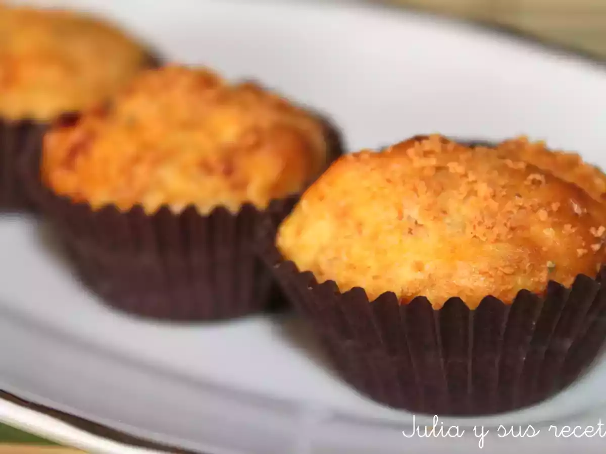 Muffins de chorizo y zanahoria