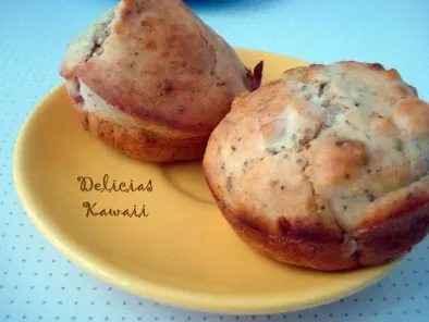Muffins de jamón cocido y queso