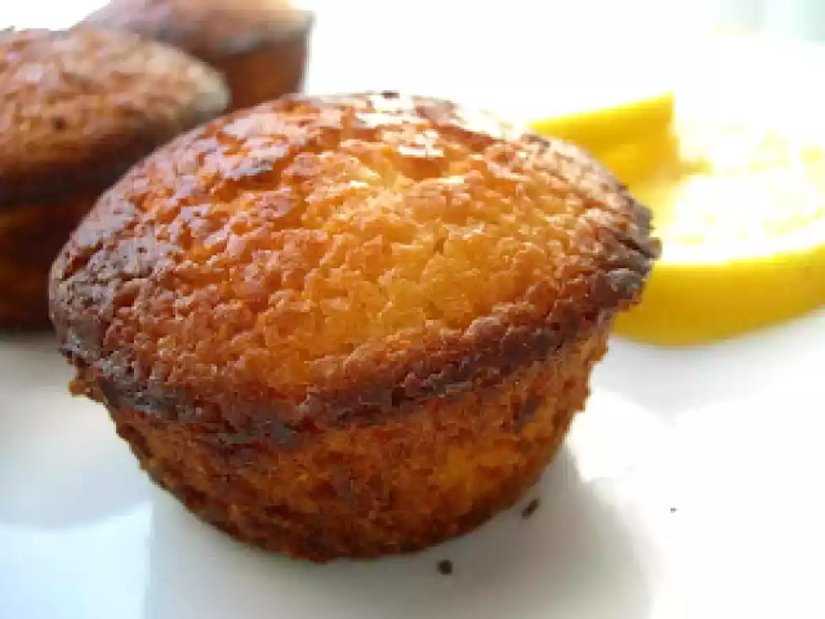 Muffins de limón. Paso a paso.