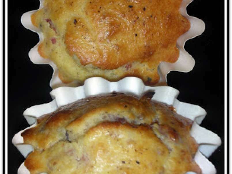Muffins de longaniza con trompetas de la muerte - foto 3