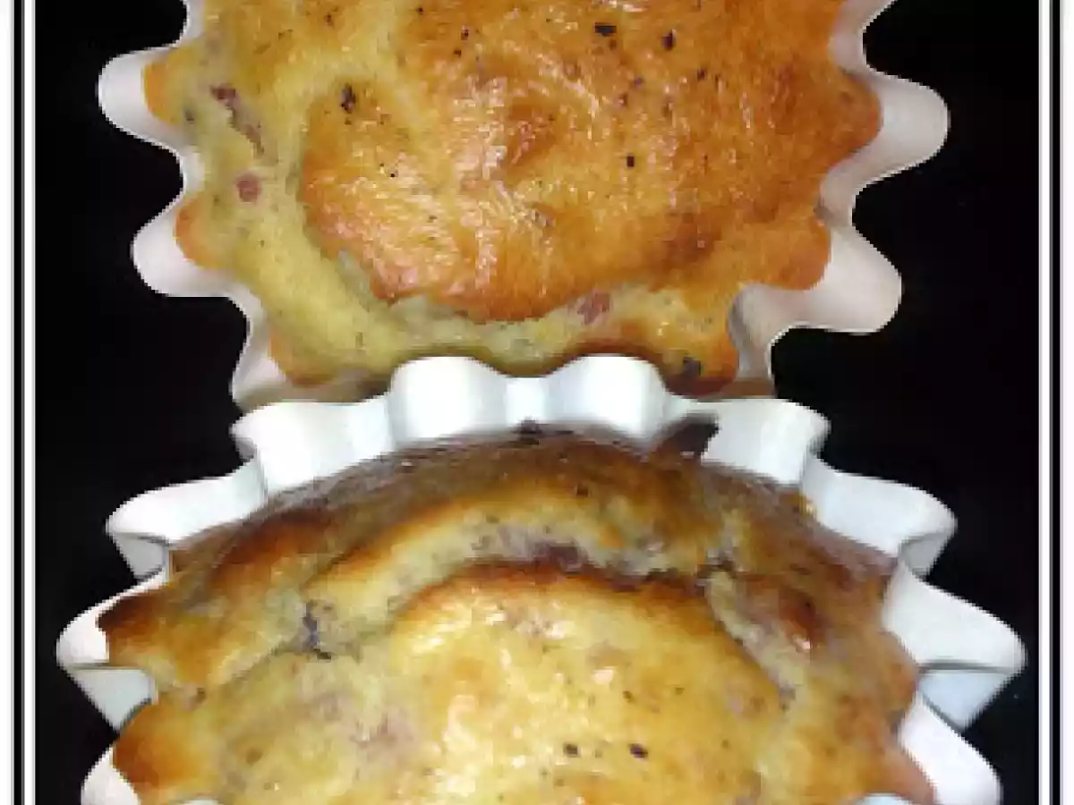 Muffins de longaniza con trompetas de la muerte - foto 3