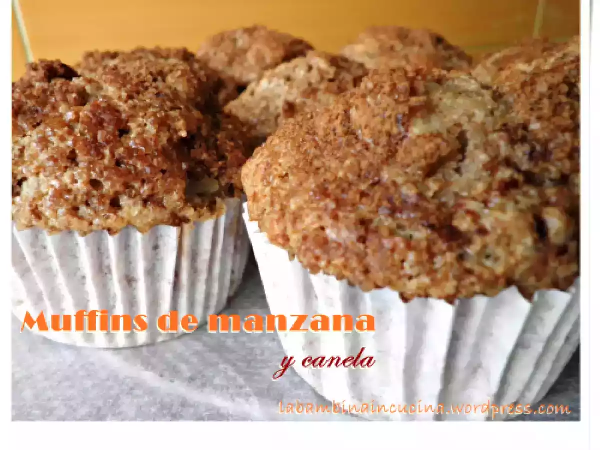 Muffins de manzana y canela
