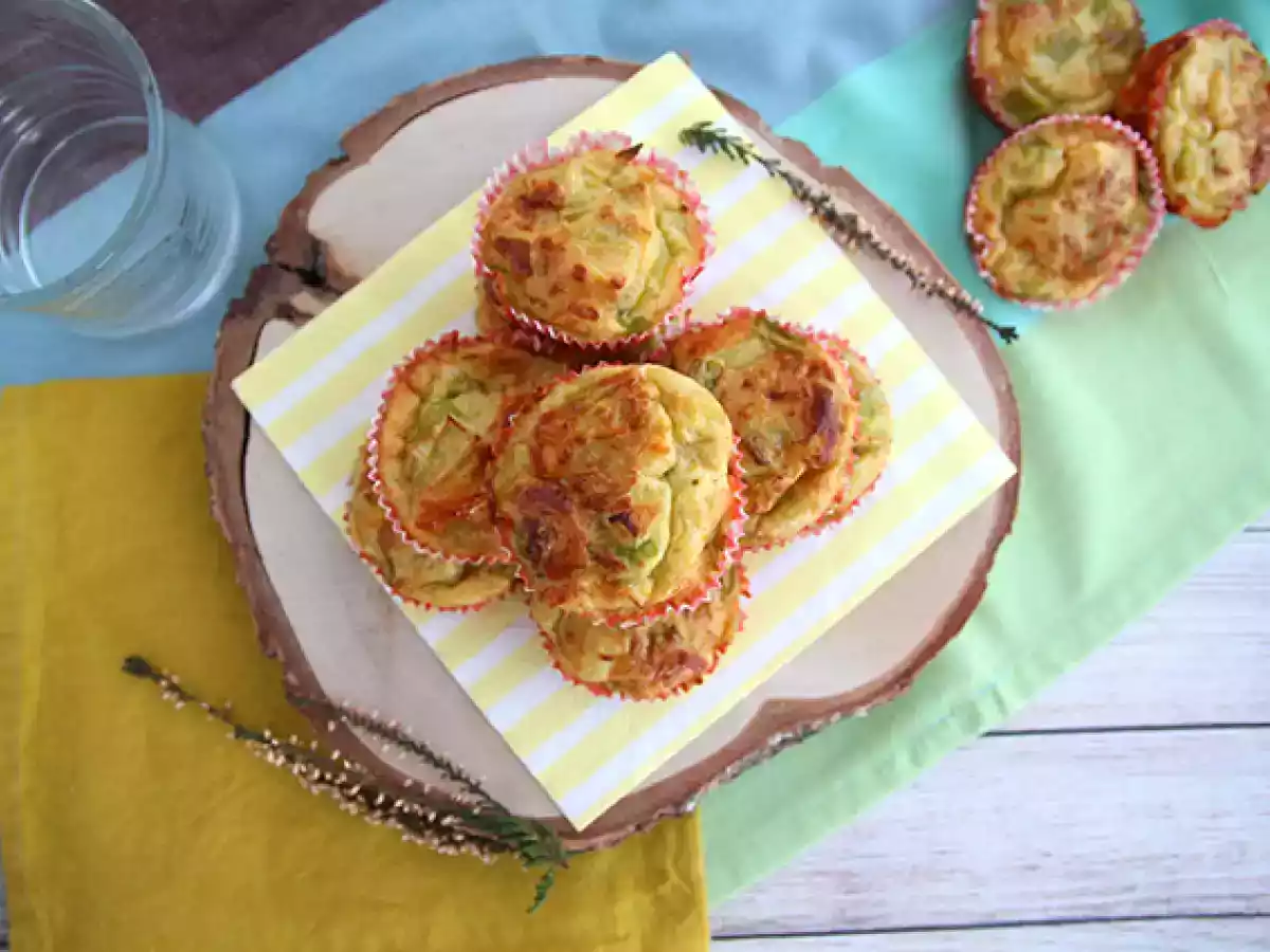 Muffins de puerro - foto 5