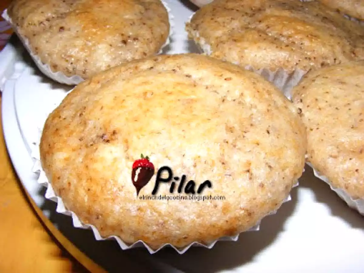 Muffins de queso y nuez