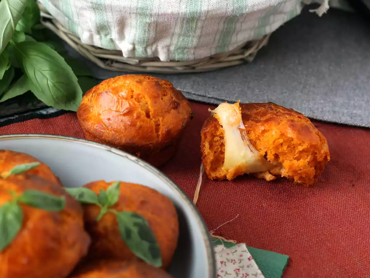 Muffins de tomate y mozzarella - foto 2