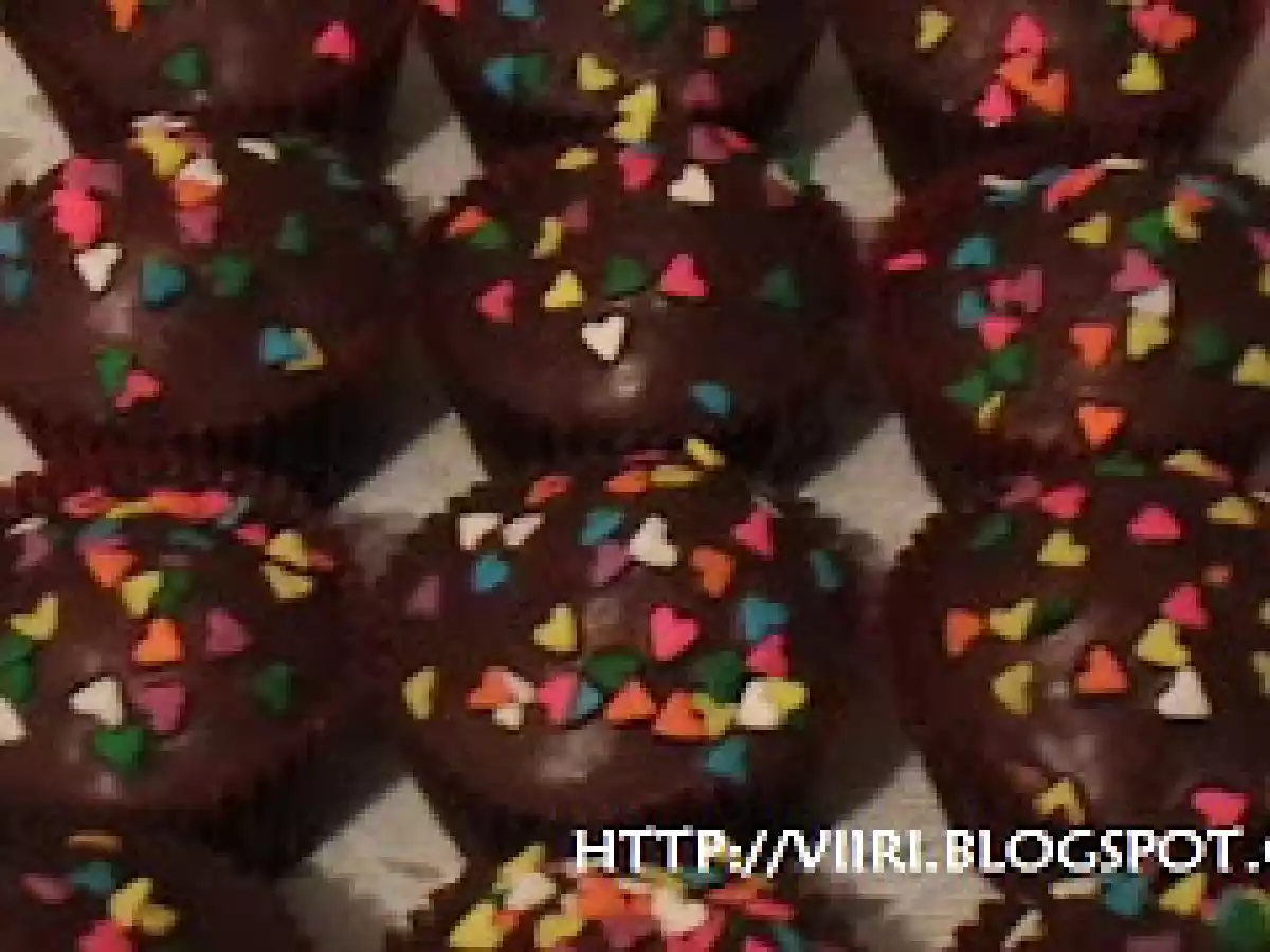 Muffins de vainilla cubiertos de chocolate... - foto 2