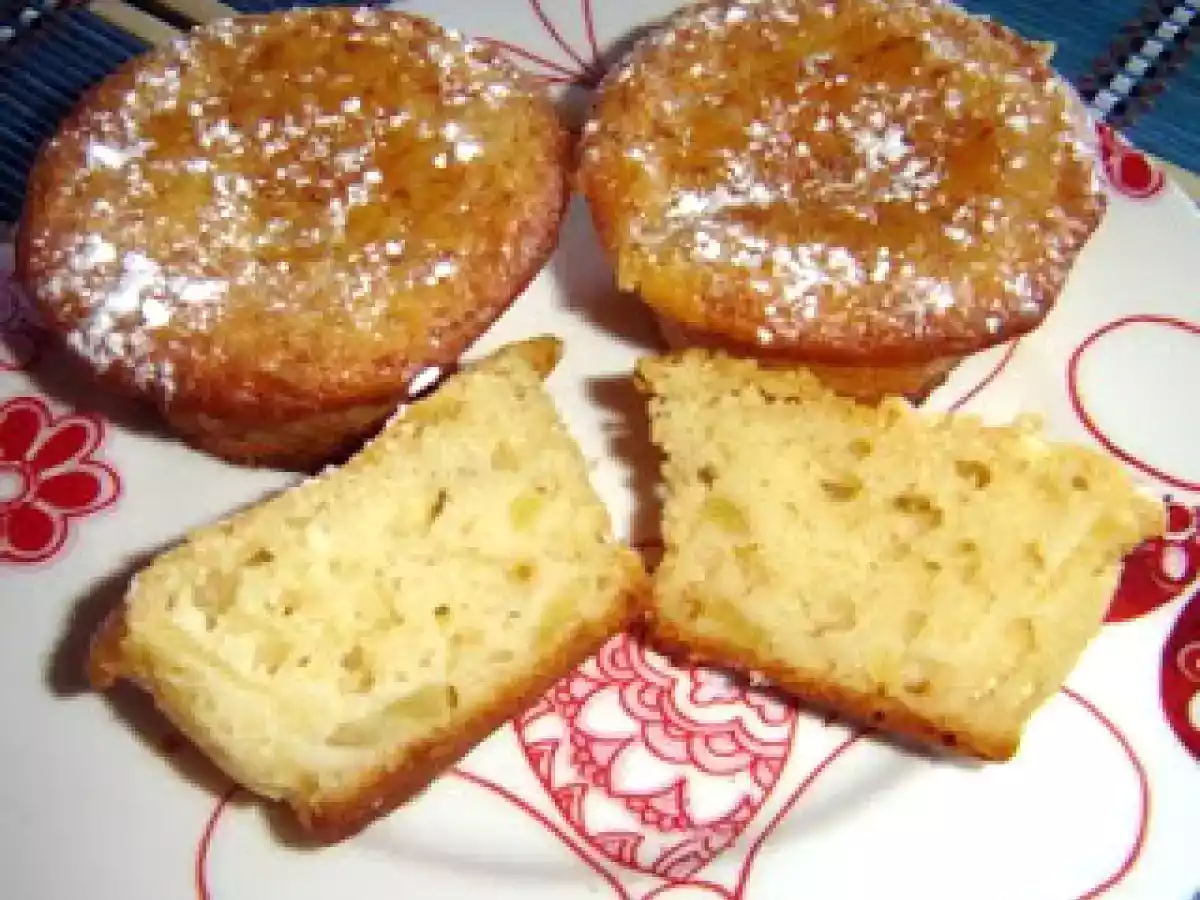 MUFFINS DE YOGURT CON MANZANA - foto 2