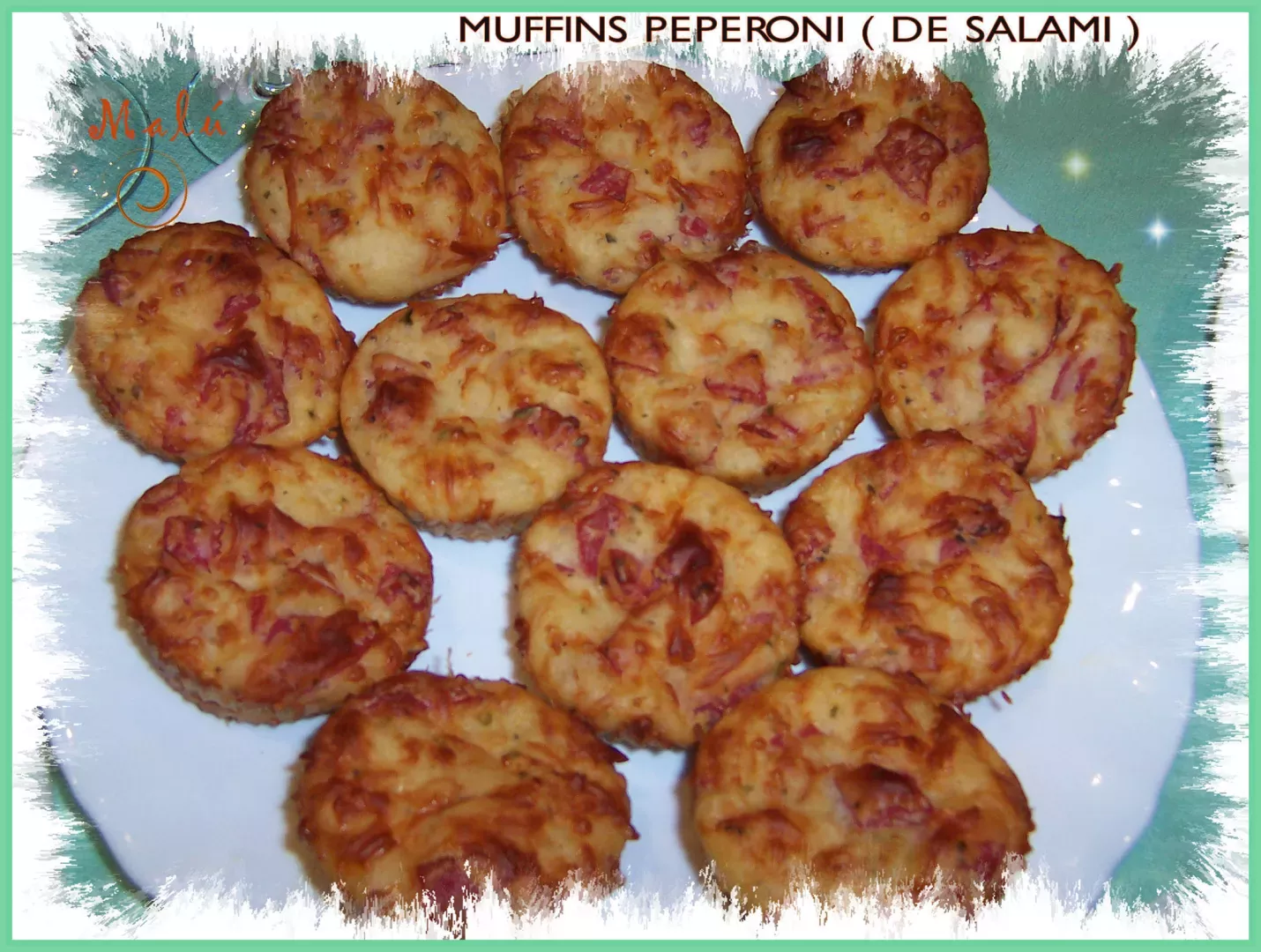 Muffins peperoni ( de salami ) - Receta Petitchef