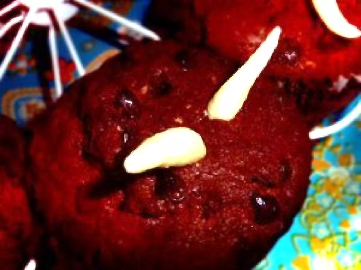 Muffins tipo Starbucks con gusanos de mazapàn - foto 3