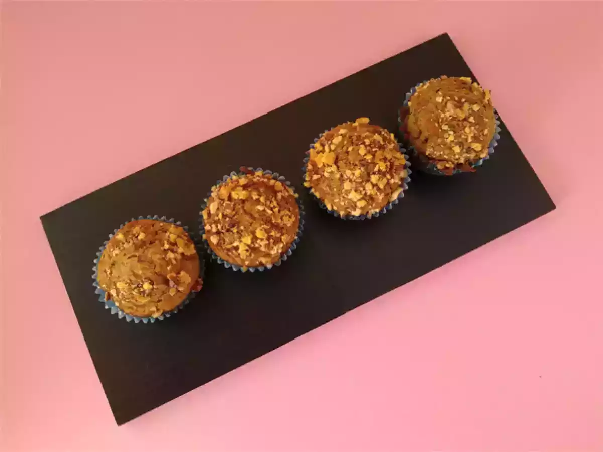 Muffins veganos de plátano, nueces y dátiles - foto 4