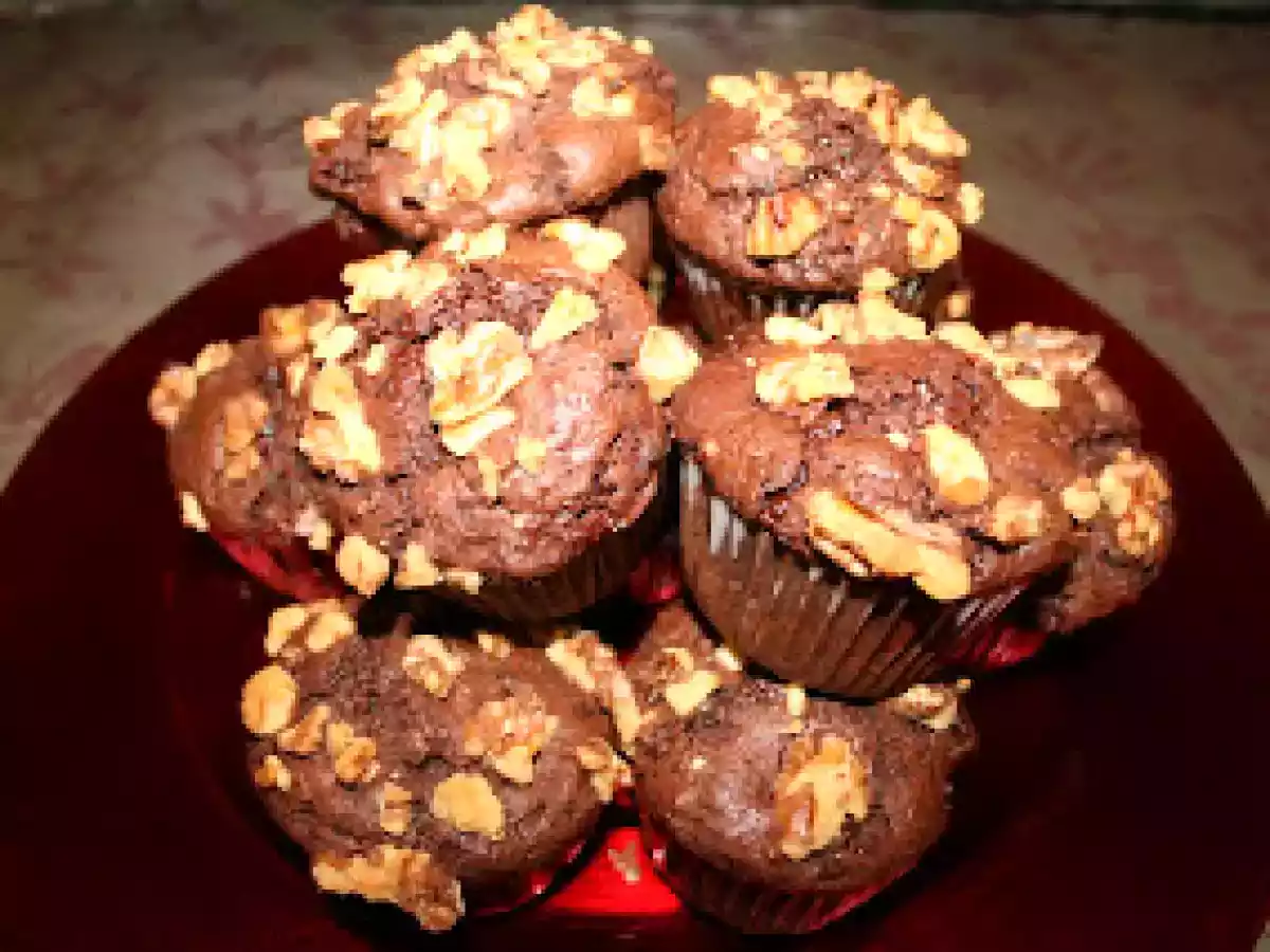 Mufins de turrón de chocolate con coñac - foto 2