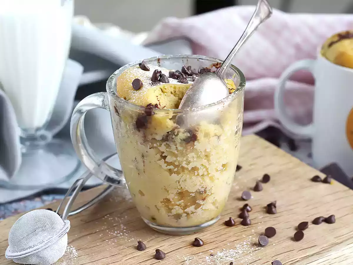 Mug cake al microondas en 5 minutos - foto 4