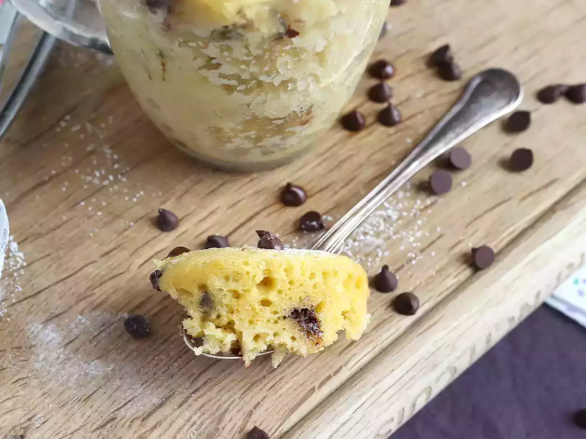 Mug cake al microondas en 5 minutos - foto 5