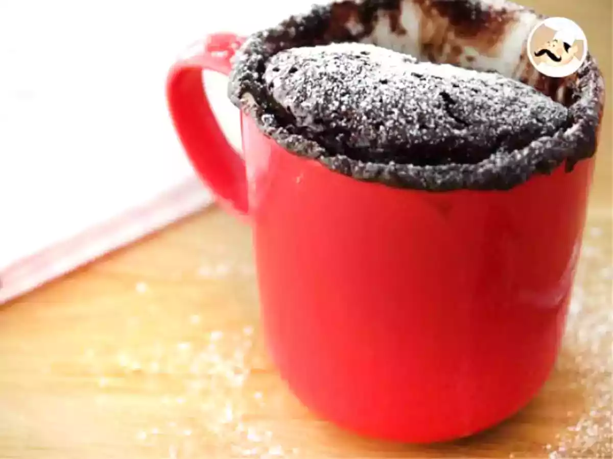 Mug cake de nutella, bizcocho en taza - foto 2