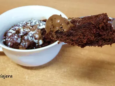 Mug cake en 1 minuto de chocolate y nutella, foto 2