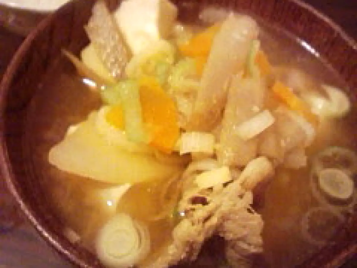 Mugi miso - Sopa de soja y cebada