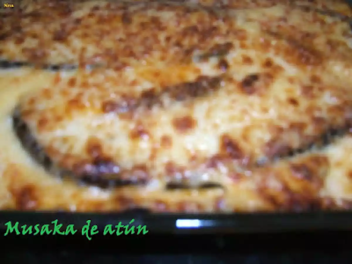Musaka de atún