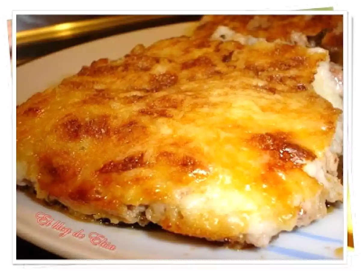 Musaka de berenjena y calabacín