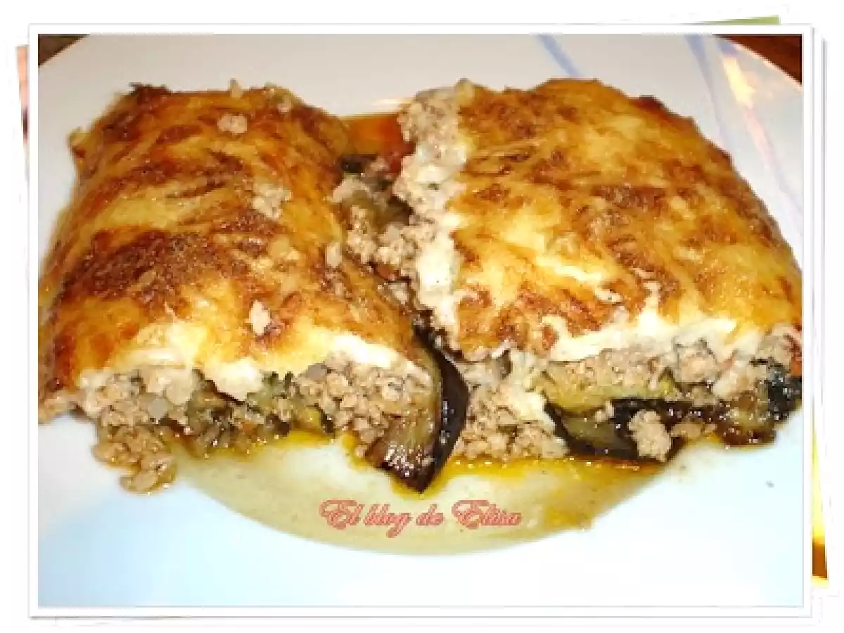 Musaka de berenjena y calabacín - foto 2