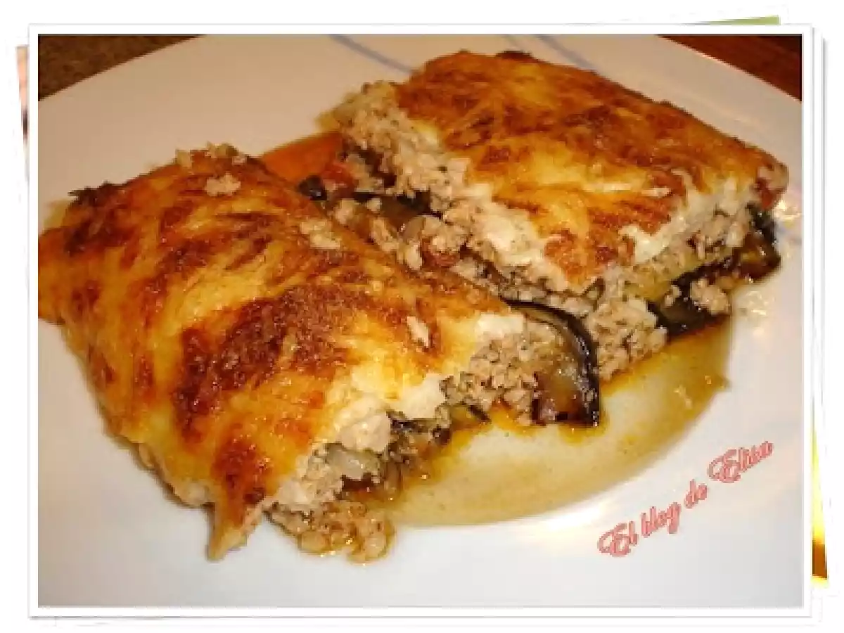 Musaka de berenjena y calabacín - foto 18