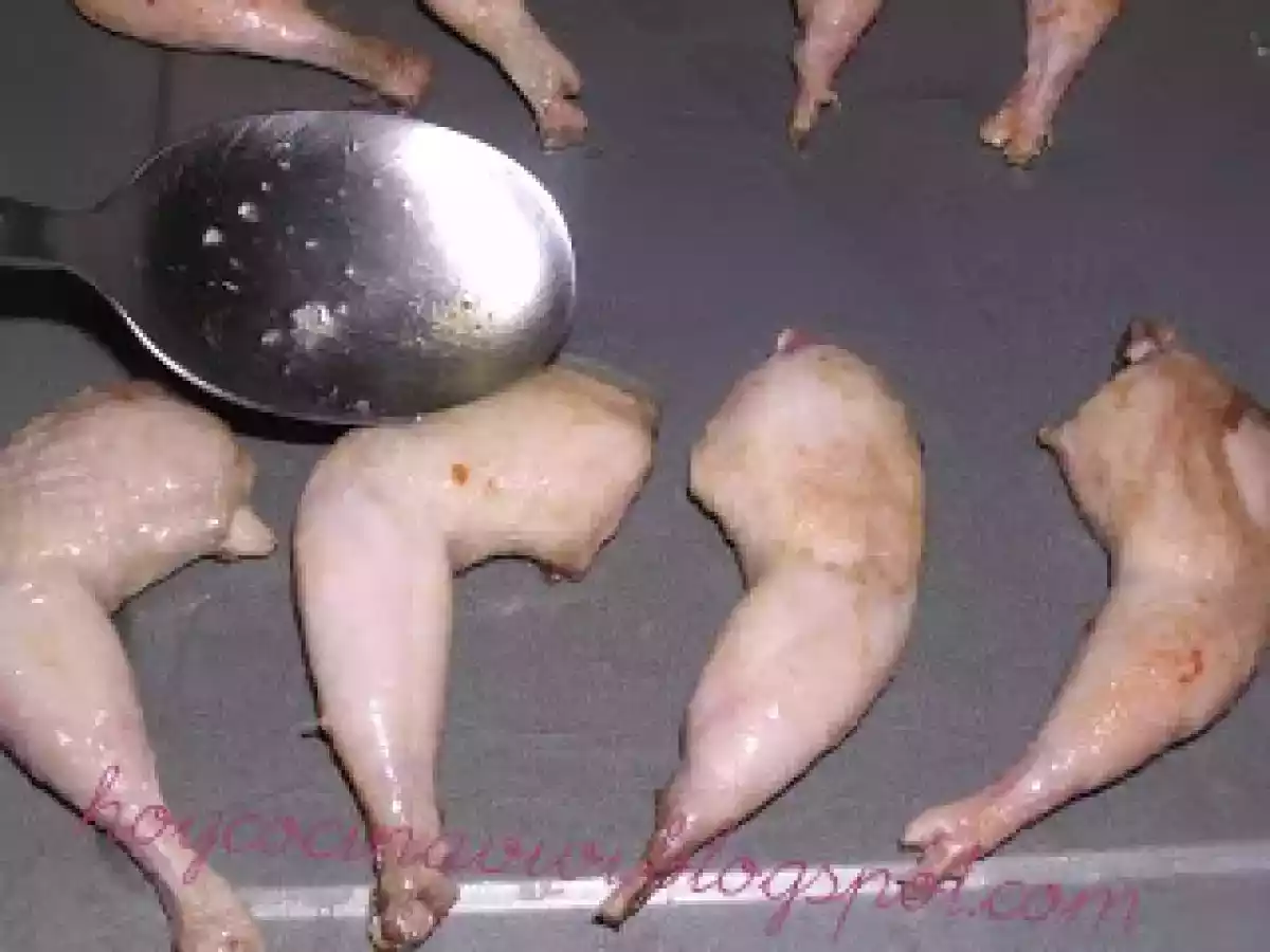 Muslitos de codorniz glaseadas con soja y miel - foto 3