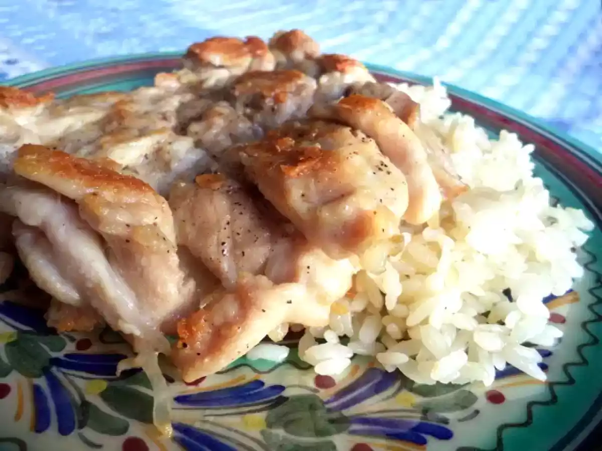 Muslo de Pollo a la Plancha en Su Jugo - foto 2