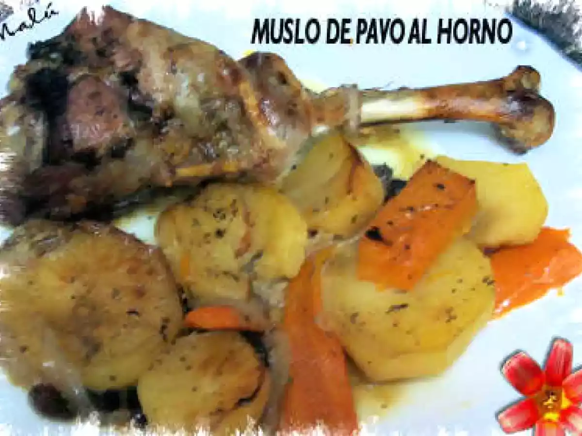 MUSLOS DE PAVO AL HORNO