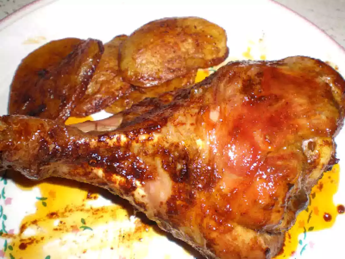 Muslos de pavo con patatas