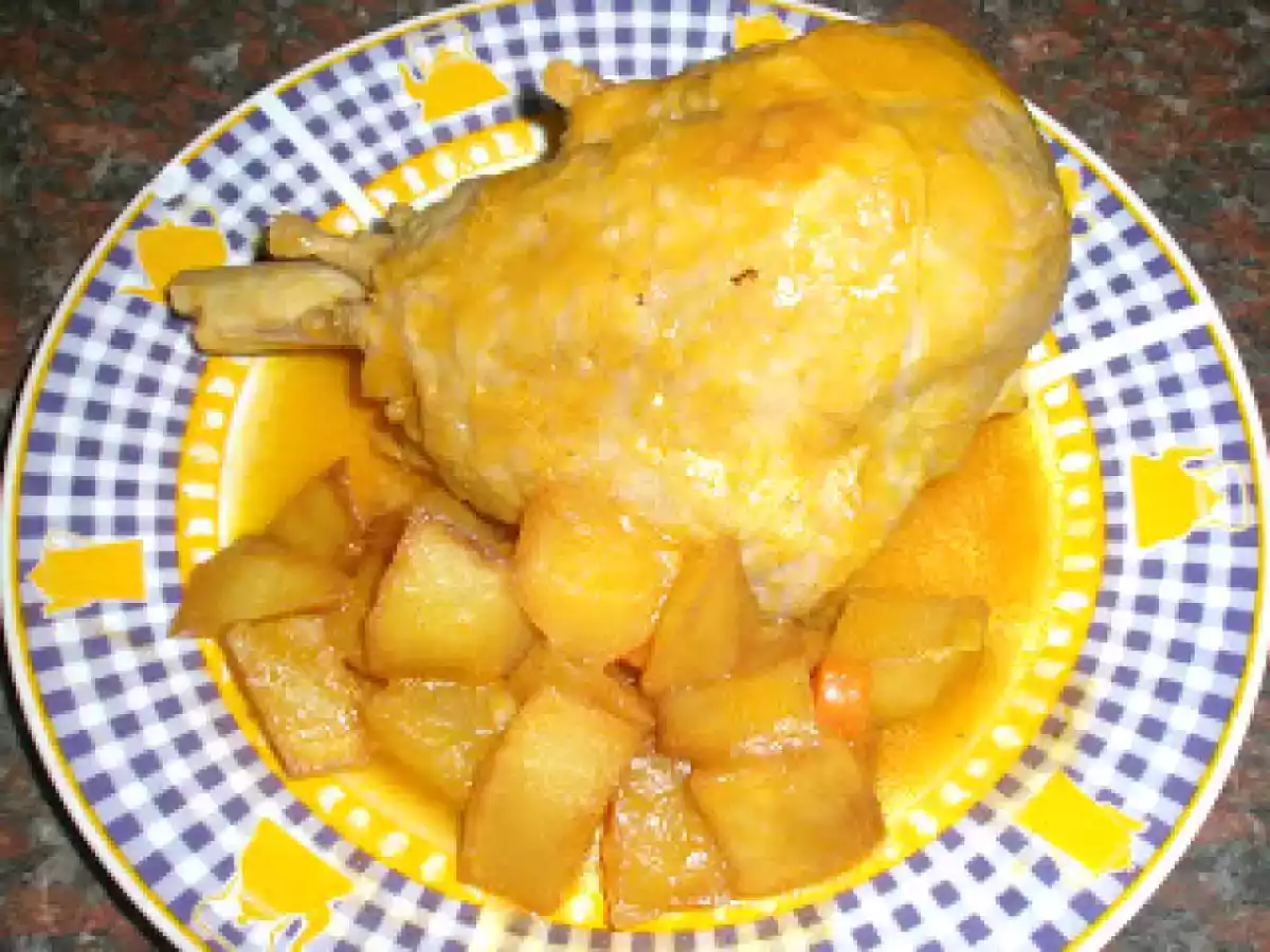 MUSLOS DE PAVO EN SALSA