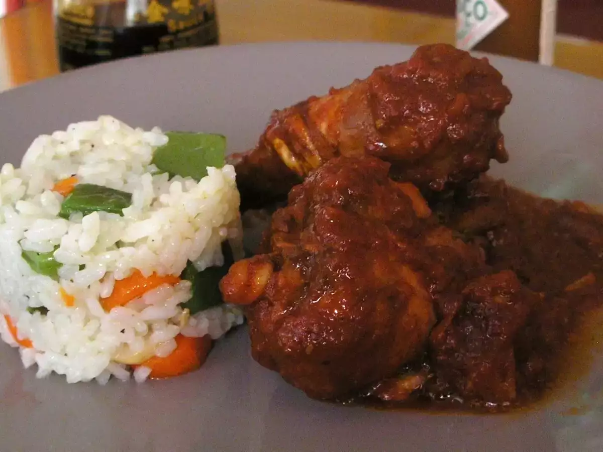 Muslos de Pollo agridulces con salsa de tomate