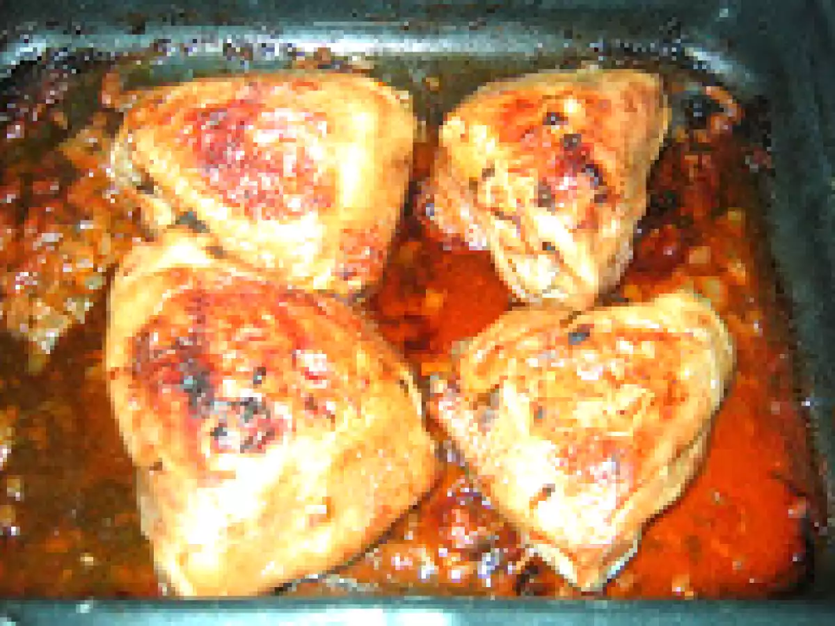 Muslos de pollo al limón