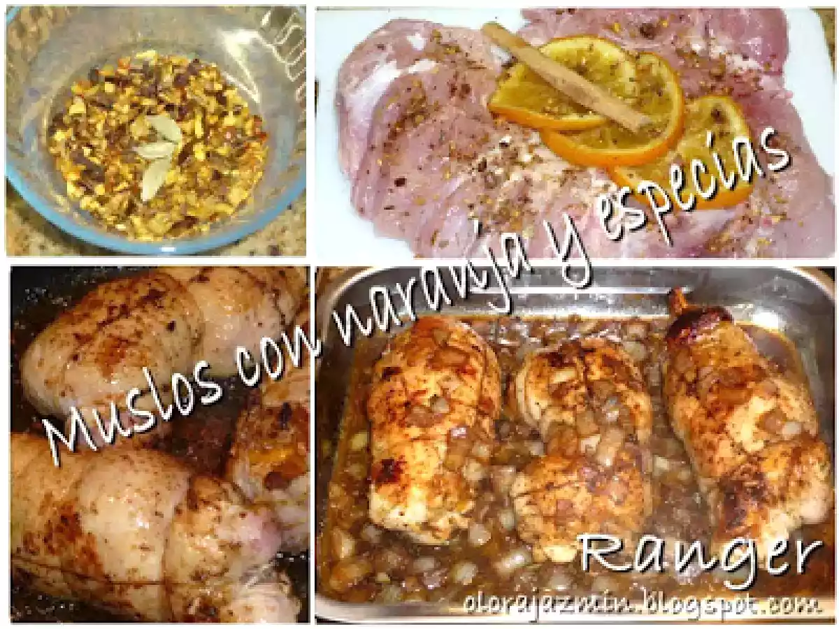 Muslos de pollo con naranja y especias - foto 3