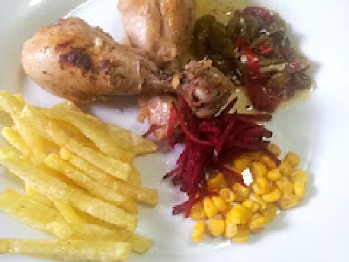 Muslos de pollo en salsa