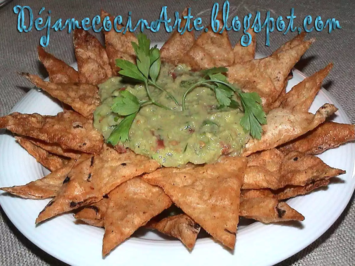 Nachos con Guacamole, Paso a Paso - foto 2