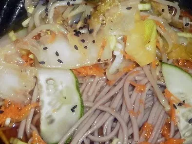 Naengmyeon : fideos fríos coreanos en sopa
