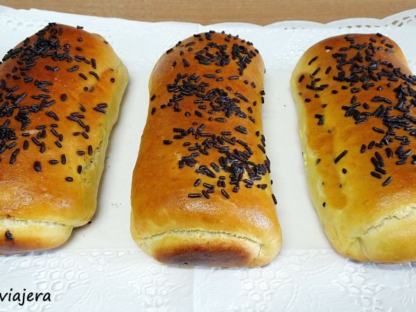 Napolitanas de chocolate. Masa brioche