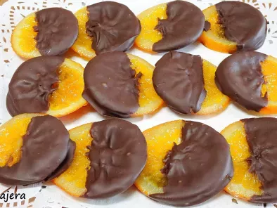Naranjas confitadas con chocolate negro - foto 2