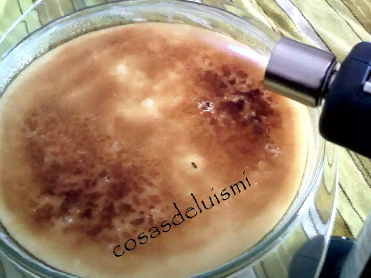 Natillas caramelizadas