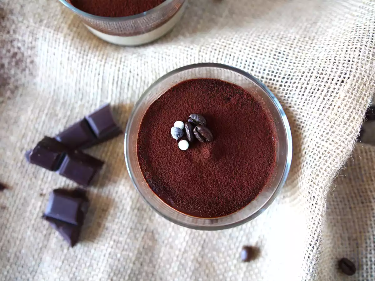 Natillas de café con ganache y cacao - foto 4