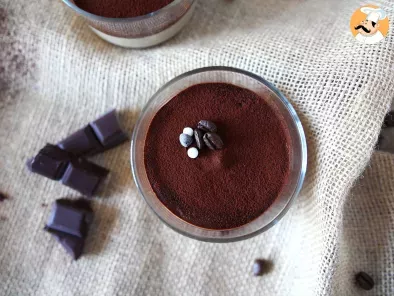 Natillas de café con ganache y cacao, foto 4