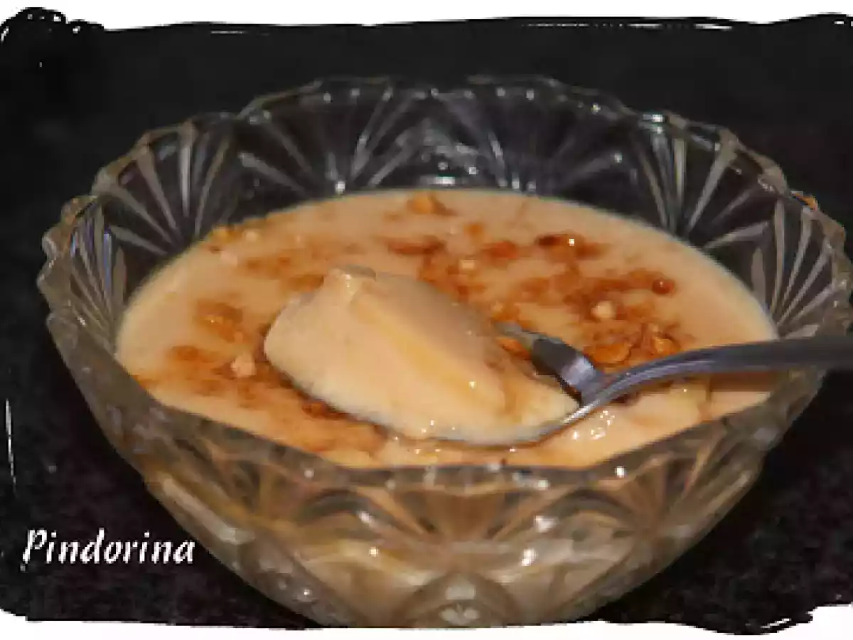 Natillas de turrón